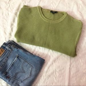 🍃J. Crew | Green knit sweater